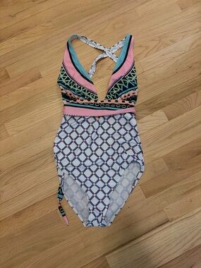 Colorful One-Piece Swimsuit